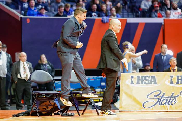 Illinois state wrestling championships February 18 2023 Nate Latsch 15415